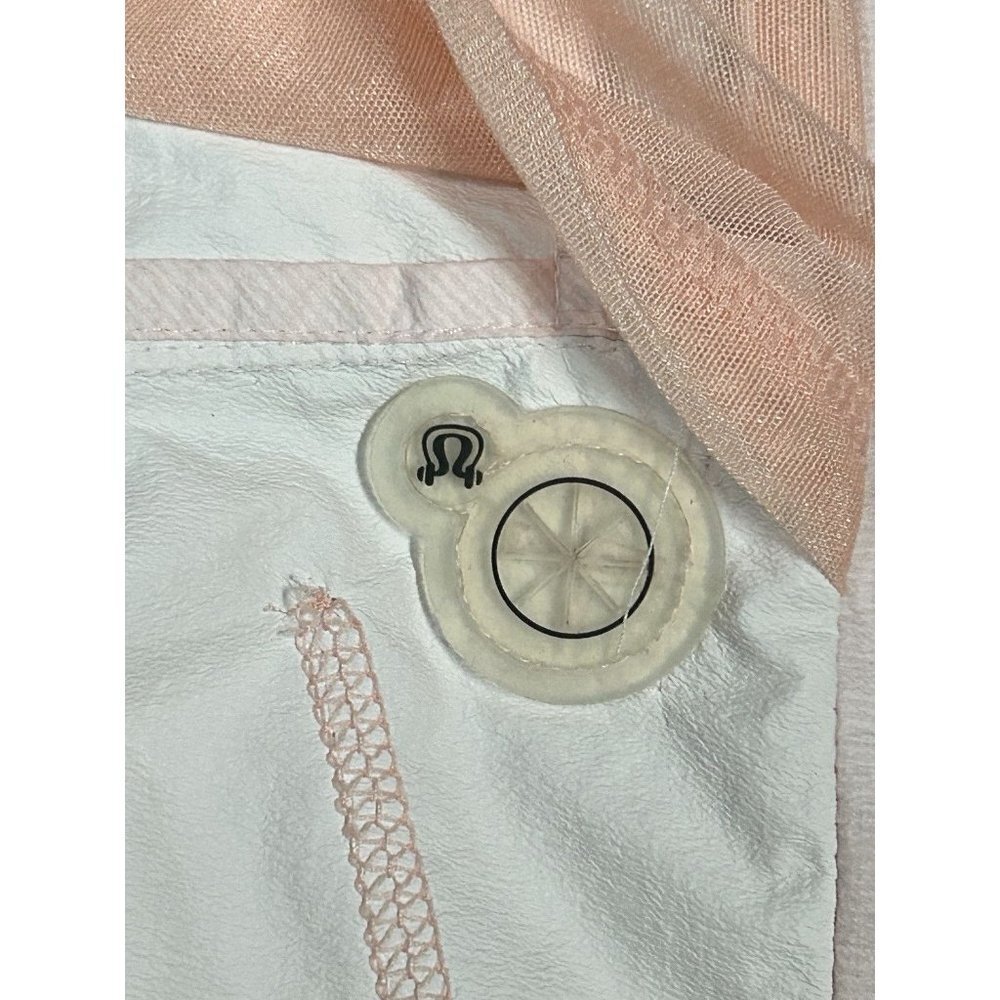 Lululemon Velocity Vest Wet Dry Breath Windbreaker Running Jogging Pink M 8-10 - Picture 9 of 12